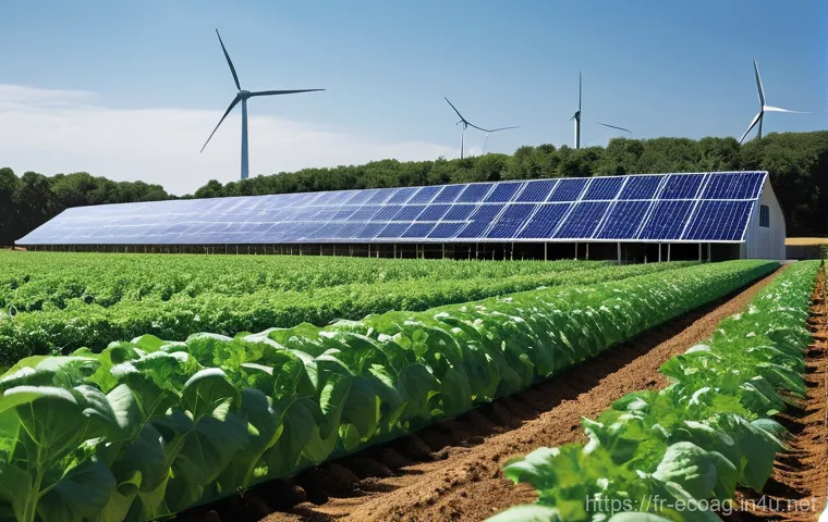 친환경농업 기술의 장기적인 전망 - **Prompt:** An inviting and vibrant image showcasing an agroforestry system in the heart of rural Fr...