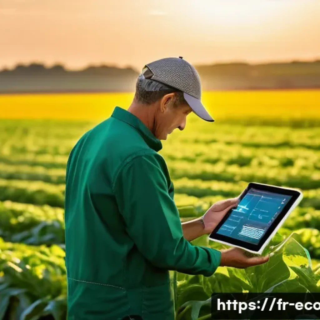 친환경농업기술자 이론 과목 정리 - **Prompt:** A serene and technologically advanced French agricultural landscape. In the foreground, ...